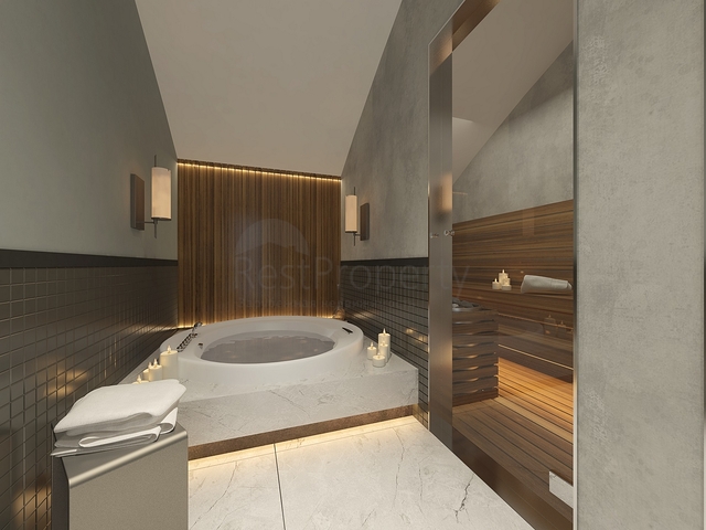 Villas at the final stage of construction in the Konyaalti area