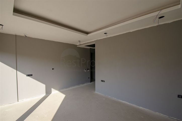 Villas at the final stage of construction in the Konyaalti area