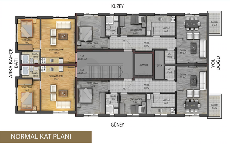 Investment project in the city center of Antalya Investment project in the city center of Antalya