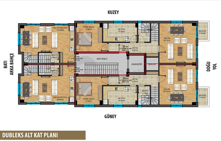 Investment project in the city center of Antalya Investment project in the city center of Antalya