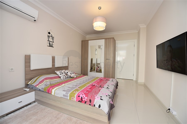 Spacious 2+1 apartment for rent in the European area of Alanya