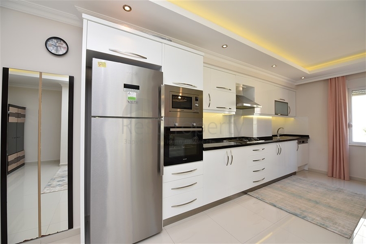 Spacious 2+1 apartment for rent in the European area of Alanya