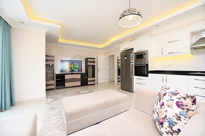 Spacious 2+1 apartment for rent in the European area of Alanya