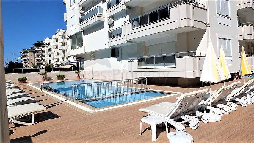 Spacious 2+1 apartment for rent in the European area of Alanya