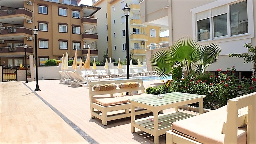 Spacious 2+1 apartment for rent in the European area of Alanya