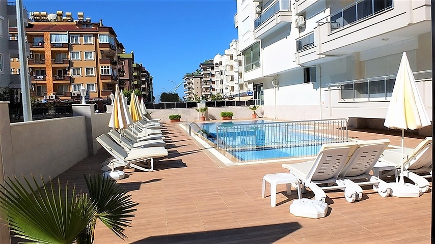 Spacious 2+1 apartment for rent in the European area of Alanya