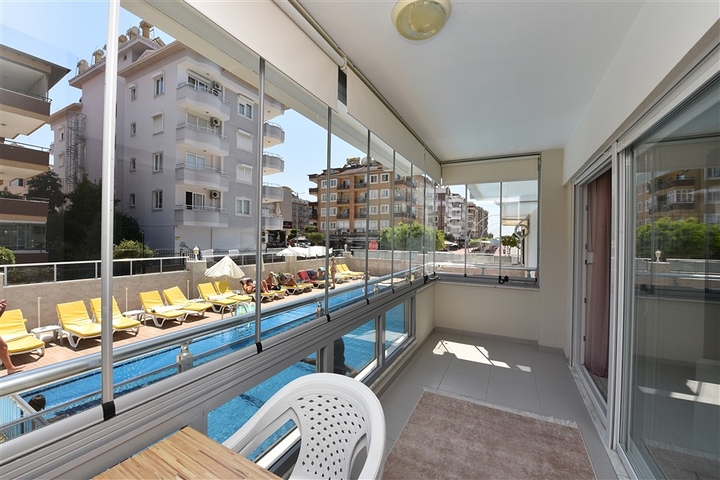 Spacious 2+1 apartment for rent in the European area of Alanya