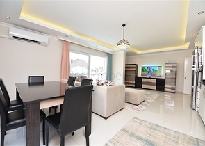 Spacious 2+1 apartment for rent in the European area of Alanya