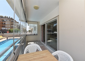 Spacious 2+1 apartment for rent in the European area of Alanya