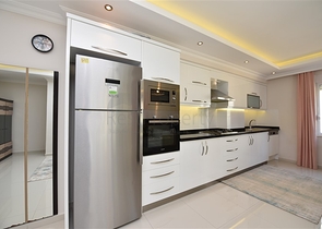 Spacious 2+1 apartment for rent in the European area of Alanya