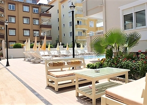 Spacious 2+1 apartment for rent in the European area of Alanya