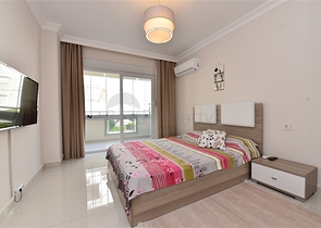 Spacious 2+1 apartment for rent in the European area of Alanya