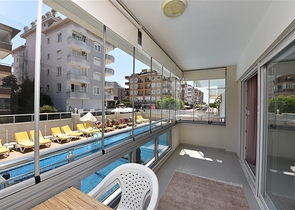 Spacious 2+1 apartment for rent in the European area of Alanya