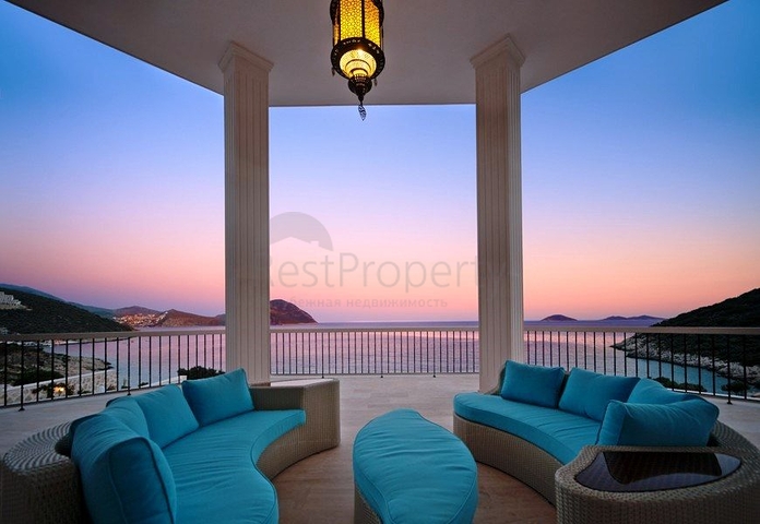 Exclusive 5+1 sea view villas in Kalkan