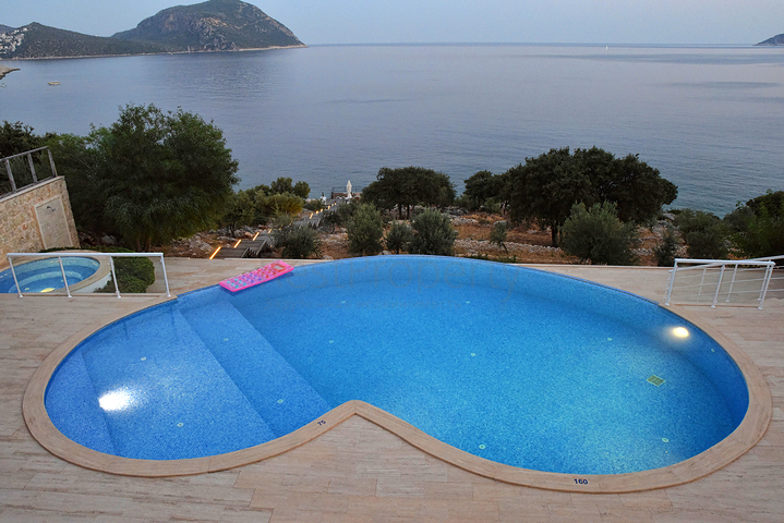 Exclusive 5+1 sea view villas in Kalkan