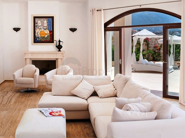 Exclusive 5+1 sea view villas in Kalkan