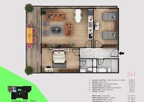 Do not Miss ! Best Deal - Family Apartments in Tosmur / Alanya 