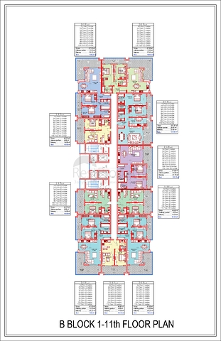 A new complex with rich infrastructure in Mahmutlar