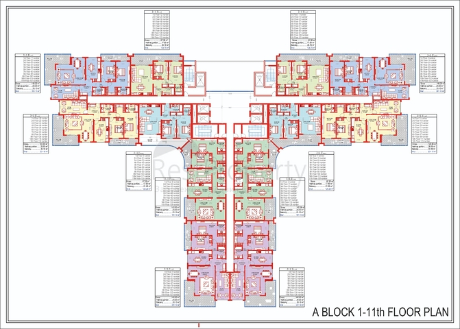 A new complex with rich infrastructure in Mahmutlar