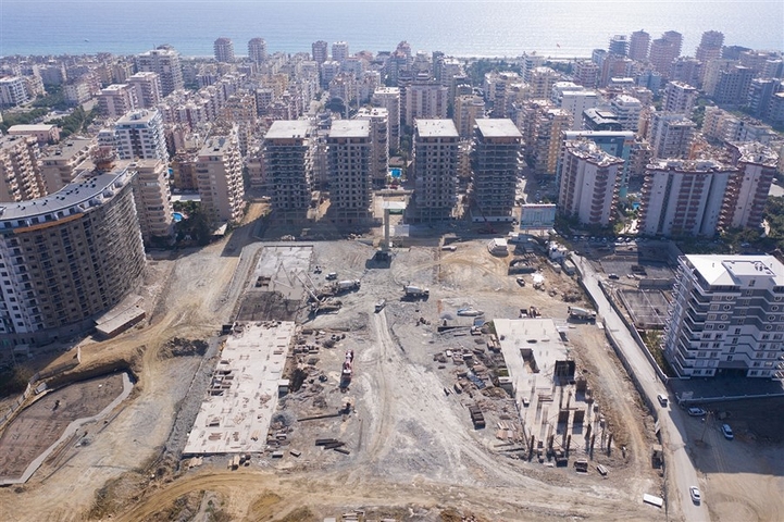 A new complex with rich infrastructure in Mahmutlar