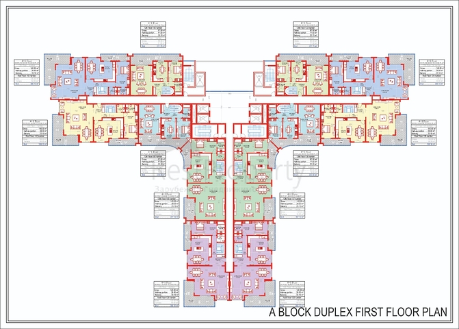 A new complex with rich infrastructure in Mahmutlar