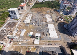 A new complex with rich infrastructure in Mahmutlar