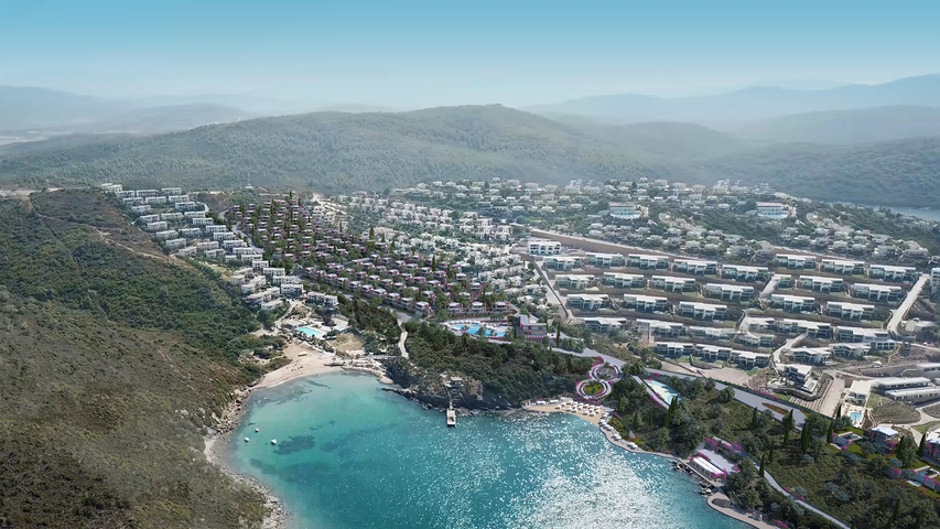 Villas for sale in Bodrum - Sea view - Attractive Price 
