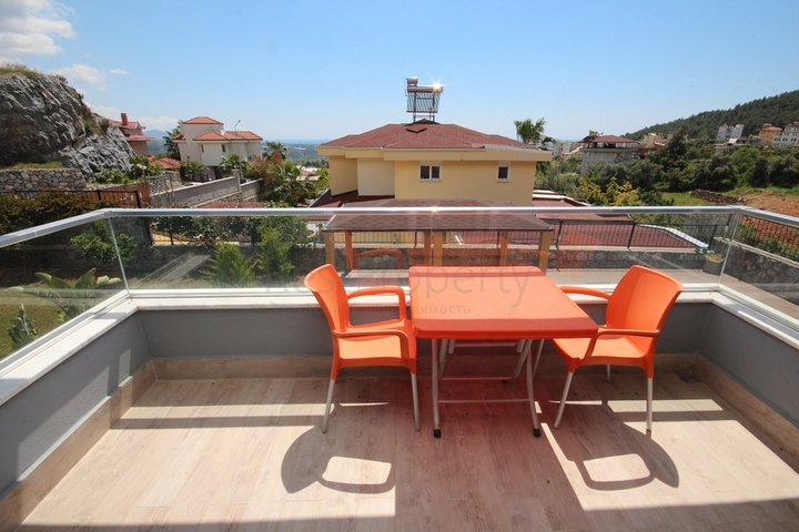 Suitable for Turkish Citizenship - Sea View Villa - In Oba / Alanya 