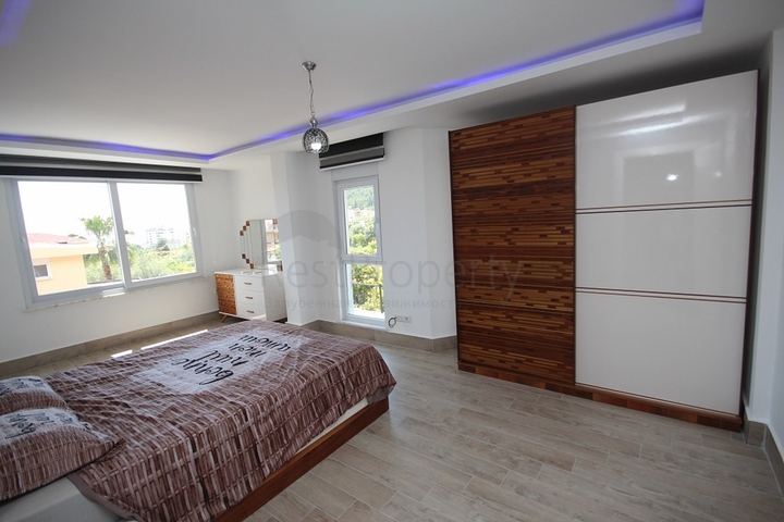 Suitable for Turkish Citizenship - Sea View Villa - In Oba / Alanya 