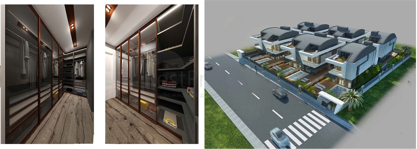 Luxury villas 6 + 1 in the city of Antalya