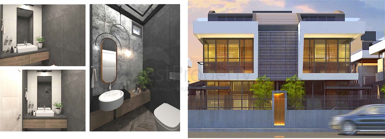 Luxury villas 6 + 1 in the city of Antalya