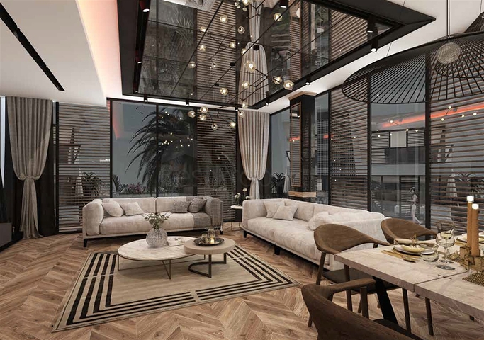 Luxury villas 6 + 1 in the city of Antalya