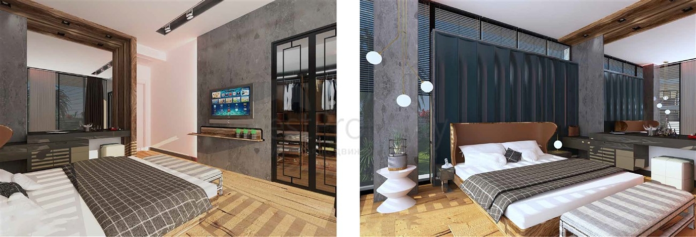 Luxury villas 6 + 1 in the city of Antalya