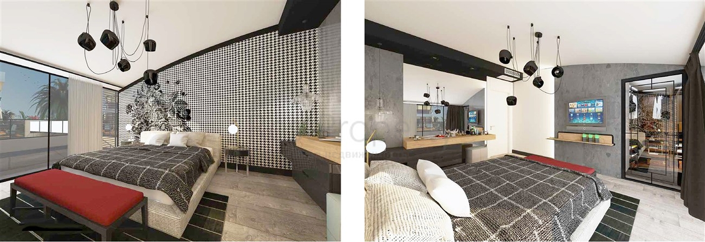 Luxury villas 6 + 1 in the city of Antalya