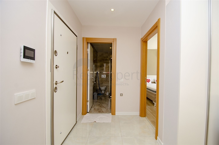 One-bedroom apartment with furniture in Liman Konyaalti