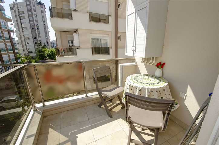 One-bedroom apartment with furniture in Liman Konyaalti