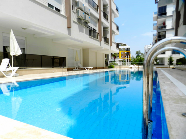 One-bedroom apartment with furniture in Liman Konyaalti