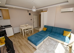 One-bedroom apartment with furniture in Liman Konyaalti