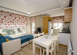One-bedroom apartment with furniture in Liman Konyaalti