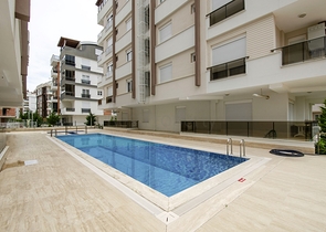 One-bedroom apartment with furniture in Liman Konyaalti