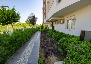 One-bedroom apartment with furniture in Liman Konyaalti