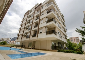 One-bedroom apartment with furniture in Liman Konyaalti