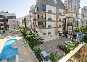 One-bedroom apartment with furniture in Liman Konyaalti