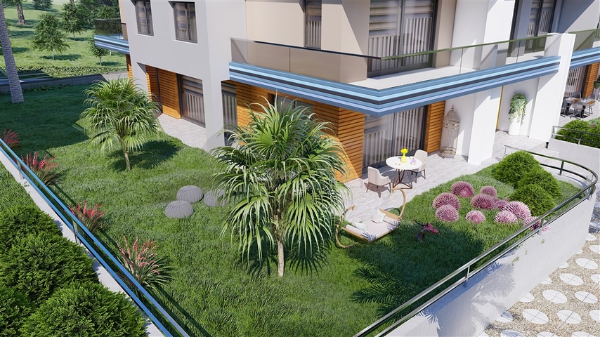 Installment plans - sea view -Luxury complex - In Kargicak / Alanya 