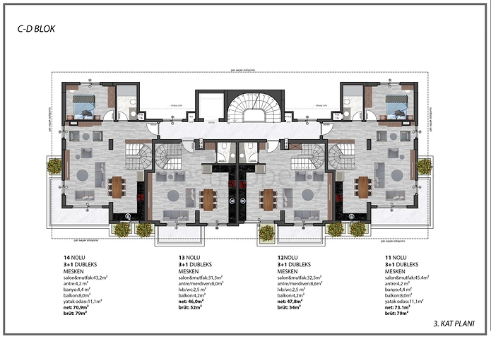 Installment Plan -Under Construction Project - In Oba / Alanya 