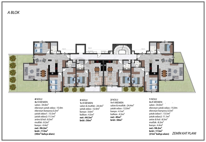 Installment Plan -Under Construction Project - In Oba / Alanya 