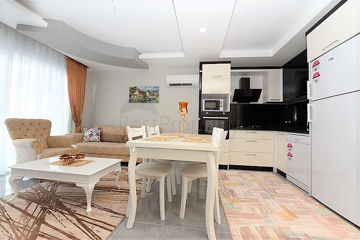 Furnished 1+1 apartment in a new complex 