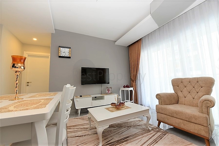 Furnished 1+1 apartment in a new complex 