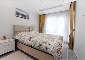 Furnished 1+1 apartment in a new complex 