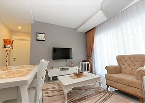 Furnished 1+1 apartment in a new complex 